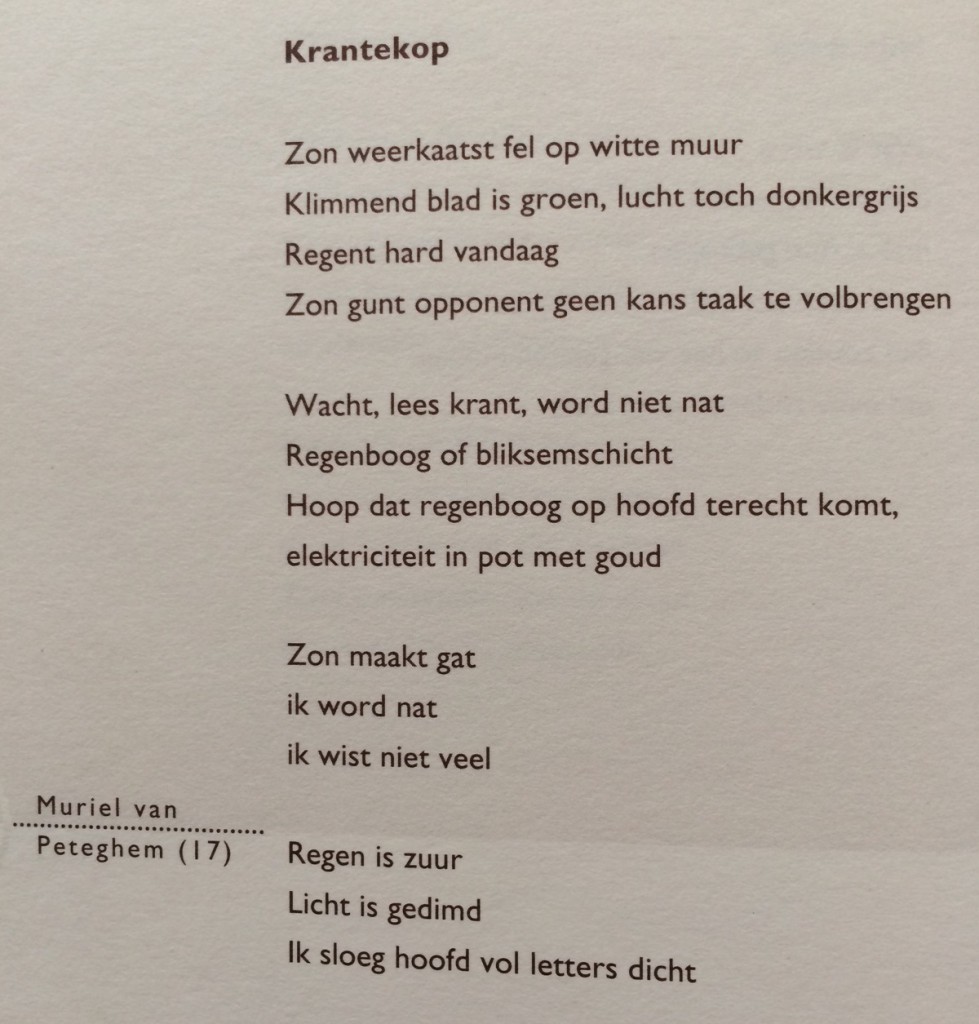 Krantekop Muriel Van Peteghem